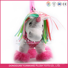 Juguetes de animales de peluche personalizados para niños Unicornio felpa de juguete